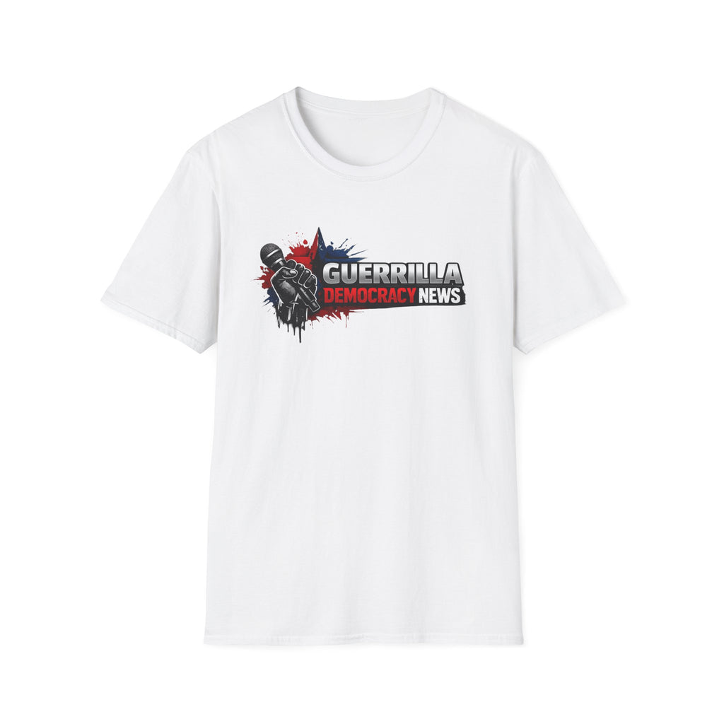 Guerrilla Democracy News T-Shirt – Political Podcast Logo Tee