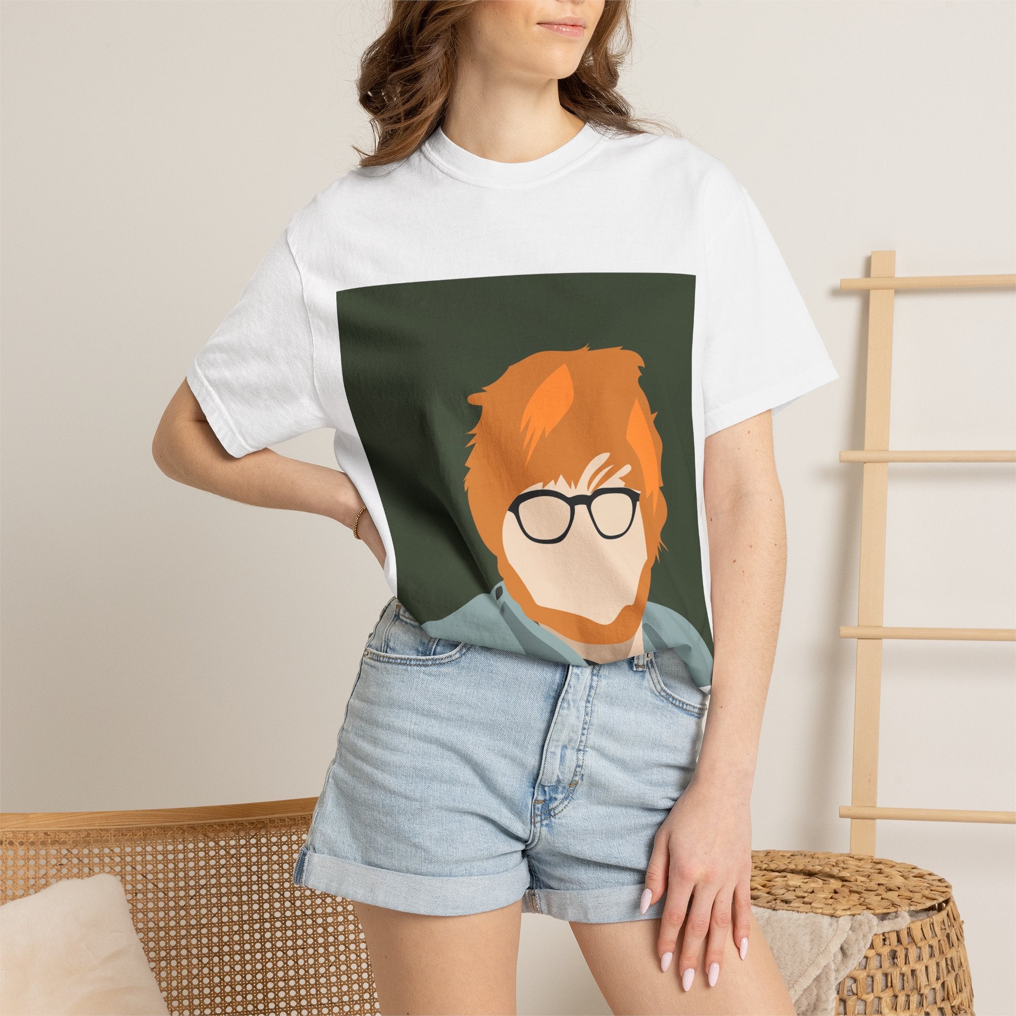 Eddie's Minimal Redhead Portrait T-Shirt