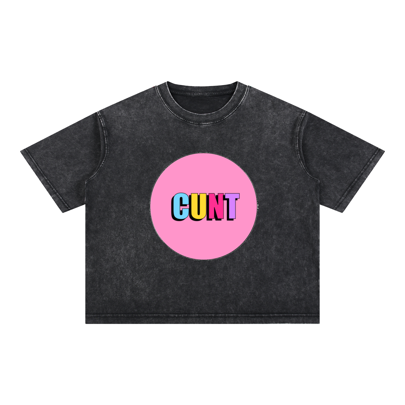 Cunt Mineral Wash Boxy Cotton T-Shirt