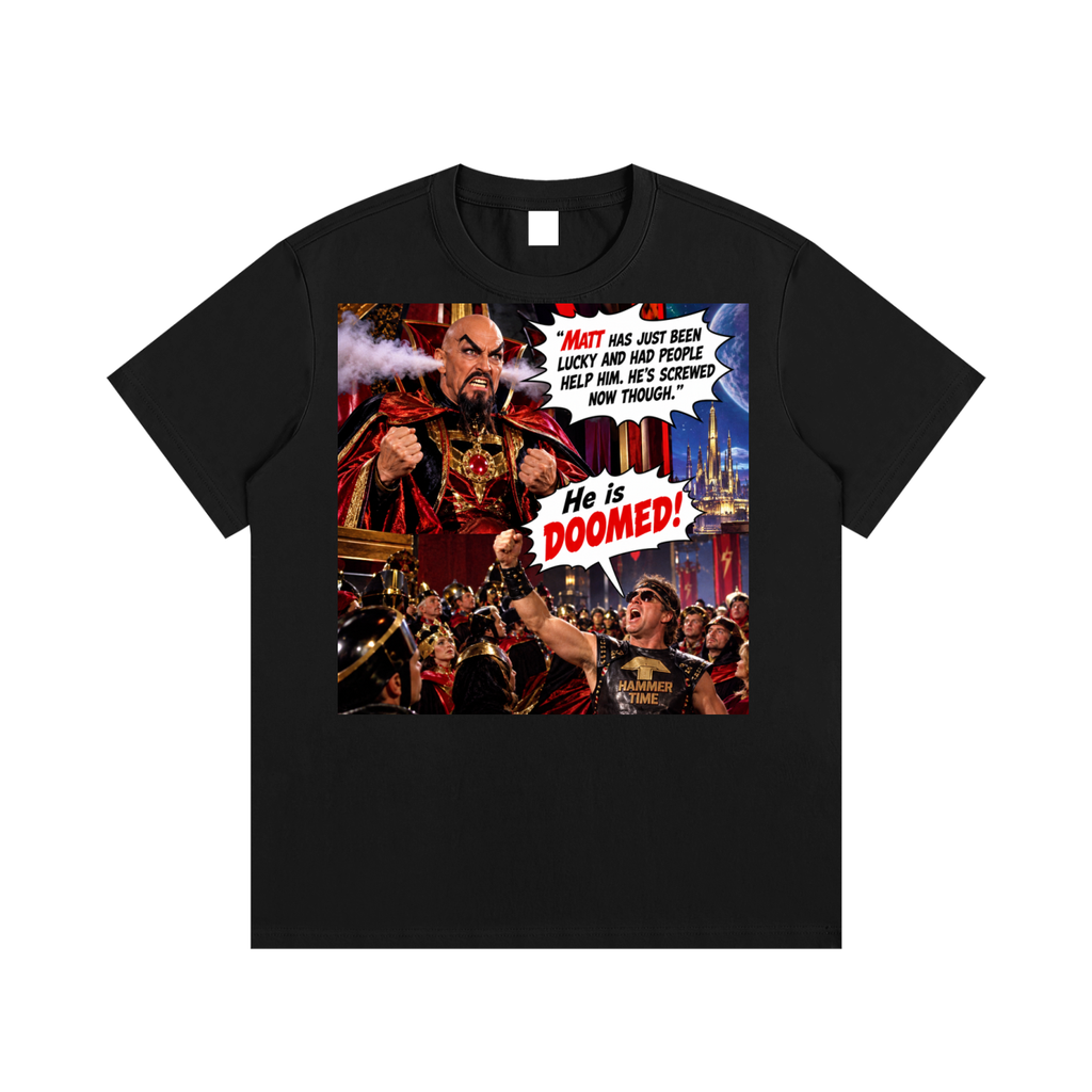 He is Doomed Essential Cotton T-Shirt