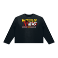 Matt Taylor TV News Unisex Sunfade Boxy Long Sleeve T-Shirt