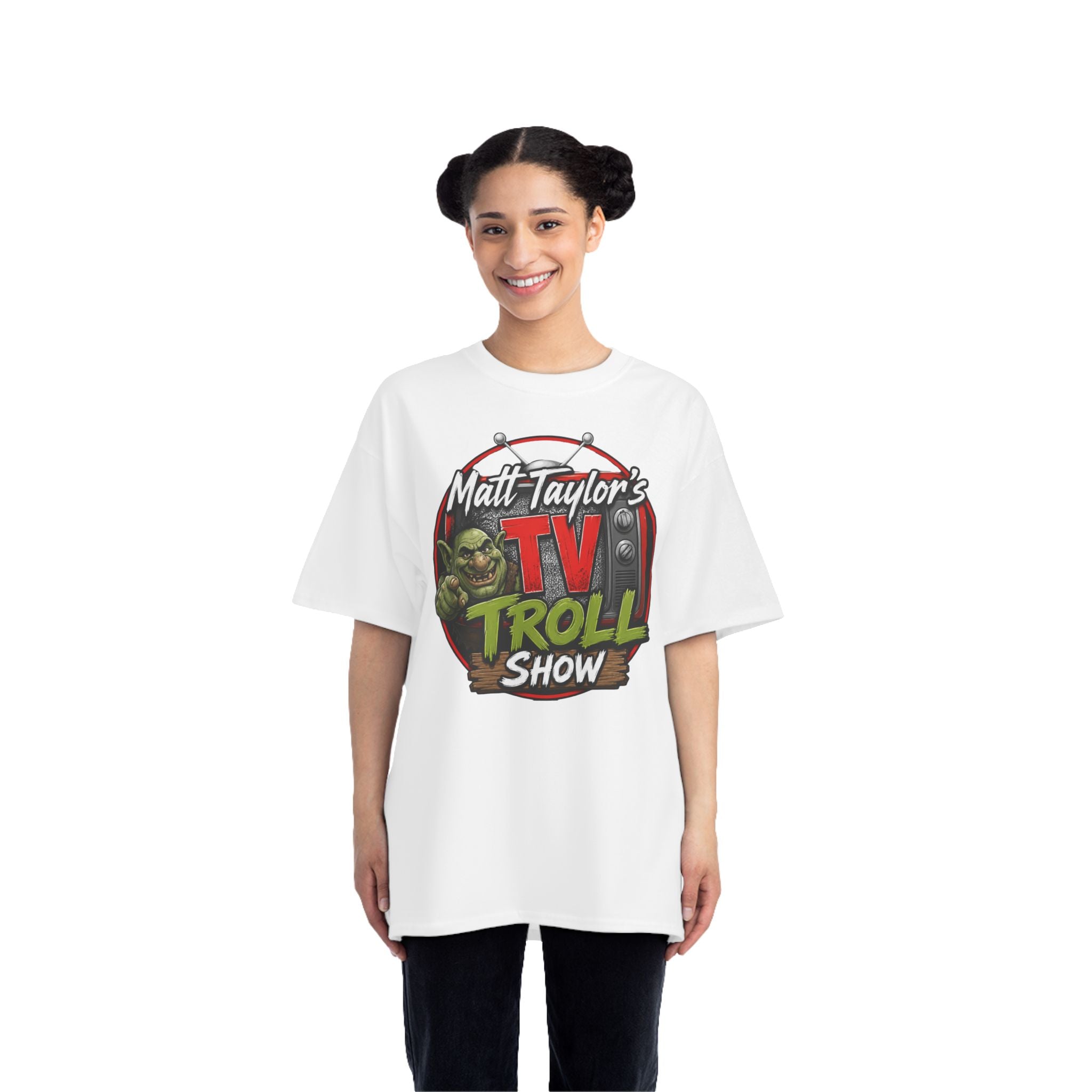 TV Troll Show T-Shirt — "Matt Taylor's TV Troll Show" Retro Logo Tee